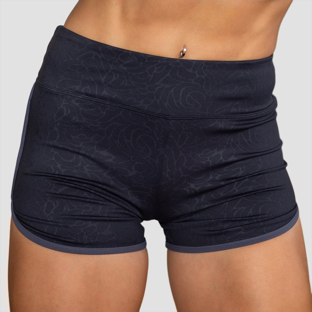 Varsity Shorts- Black Mosaic