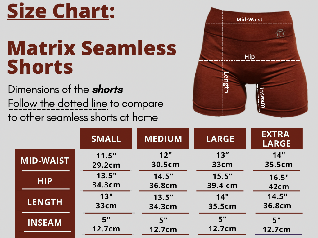 Matrix Seamless Shorts- Mars