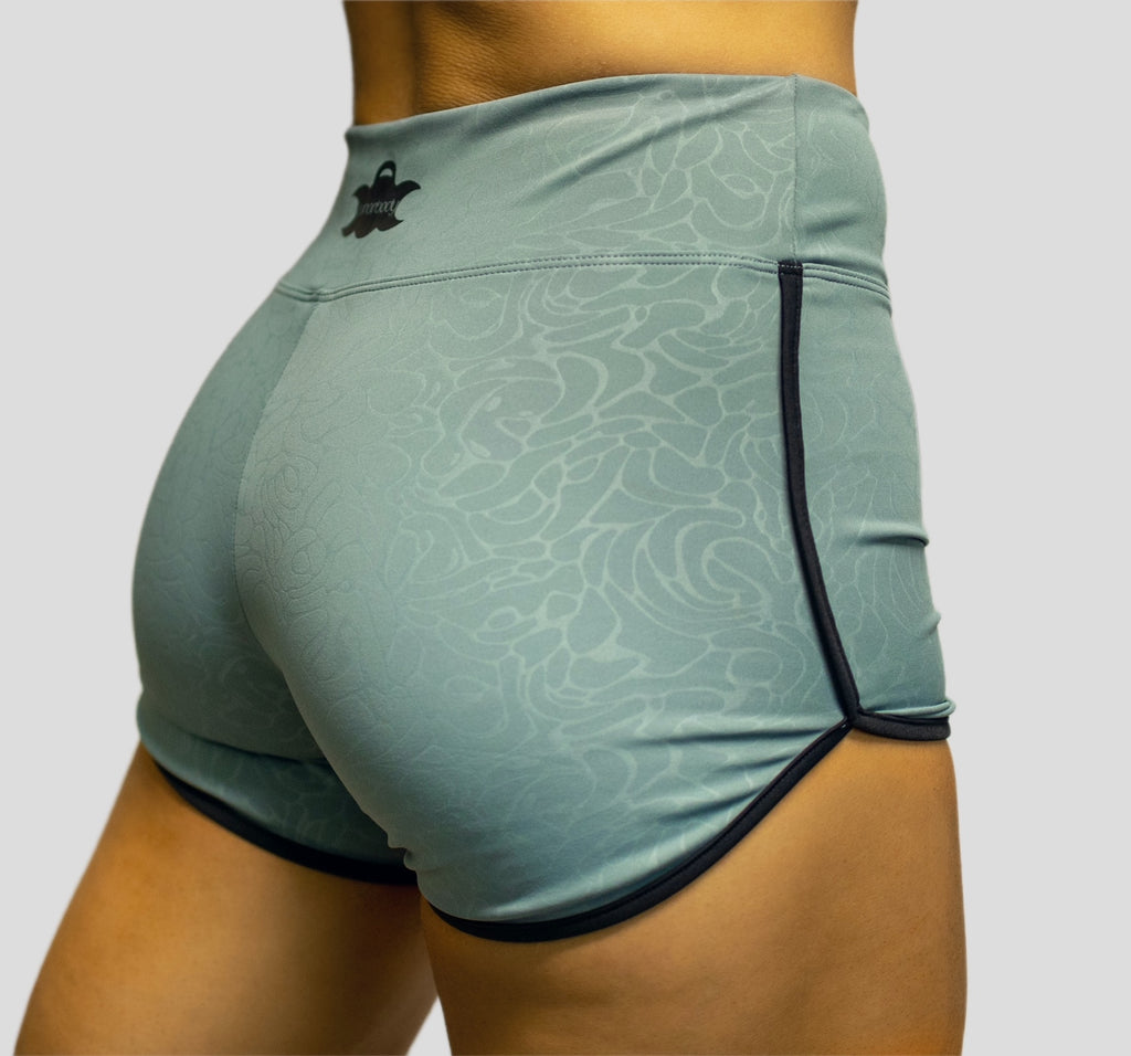 Varsity Shorts- Sea Foam