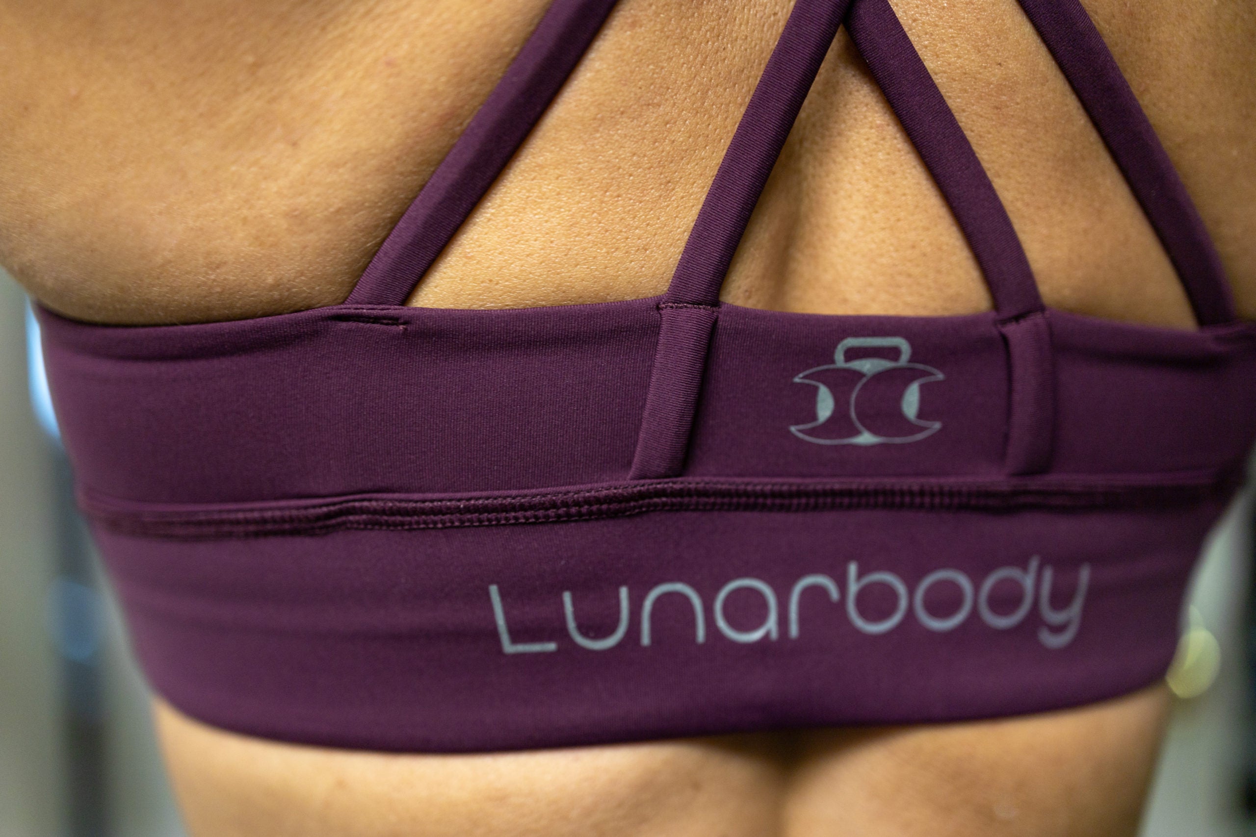 High Neck Nova Sports Bra- Burgundy