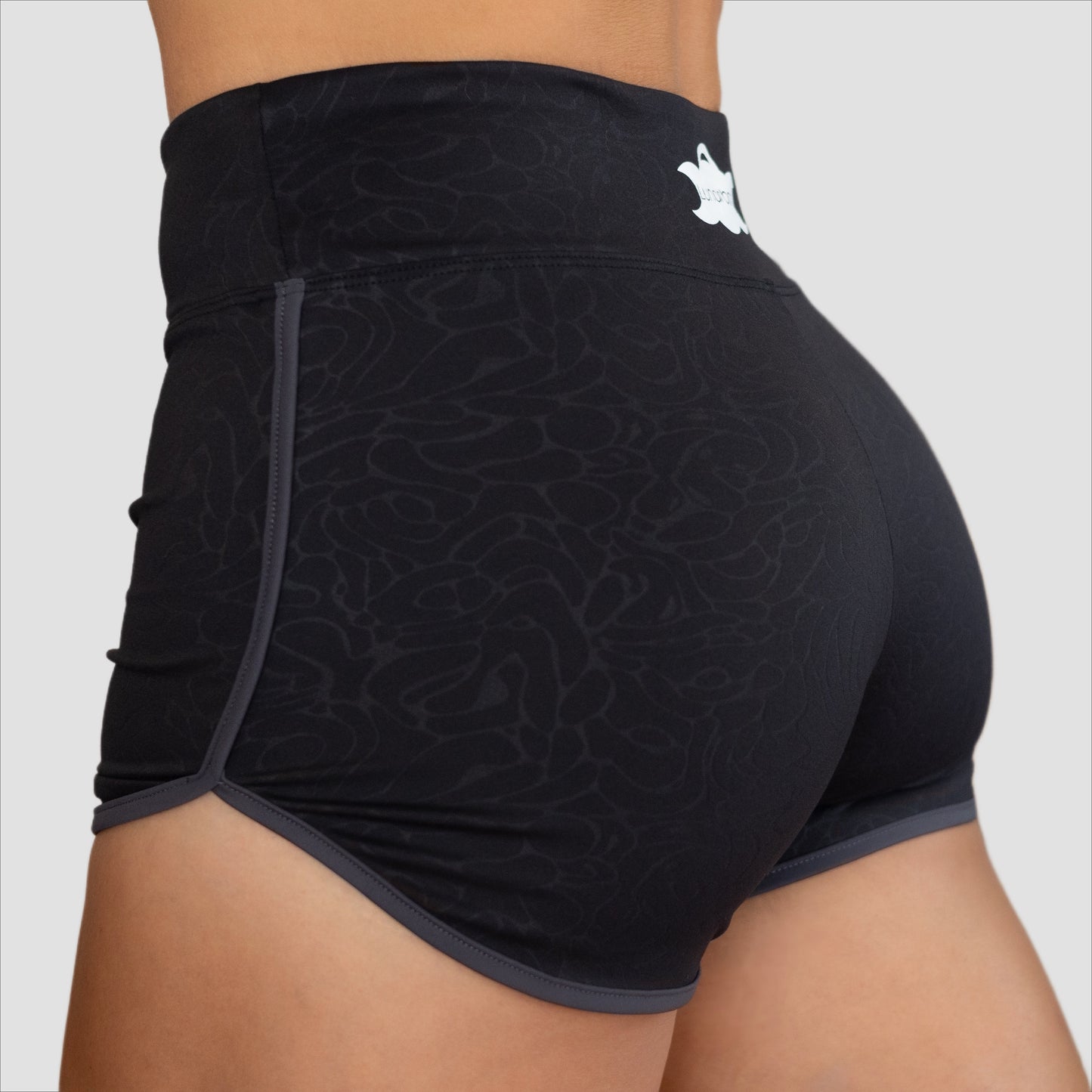 Varsity Shorts- Black Mosaic