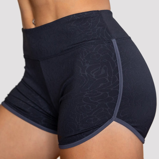 Varsity Shorts- Black Mosaic