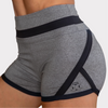 High Waisted Retro Shorts-Charcoal