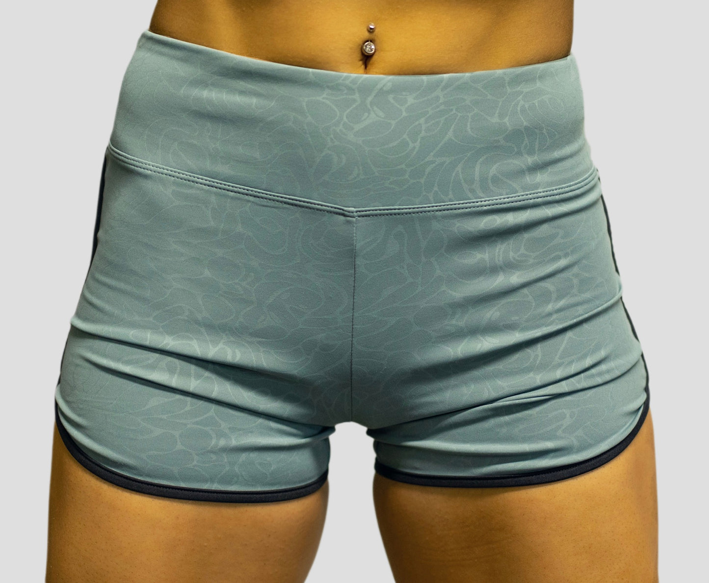 Varsity Shorts- Sea Foam