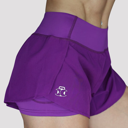 Flex 2-in-1 Shorts, Purple
