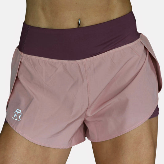 Flex 2-in-1 Shorts, Plum Rose