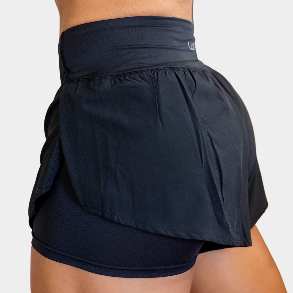 Flex 2-in-1 Shorts, Black