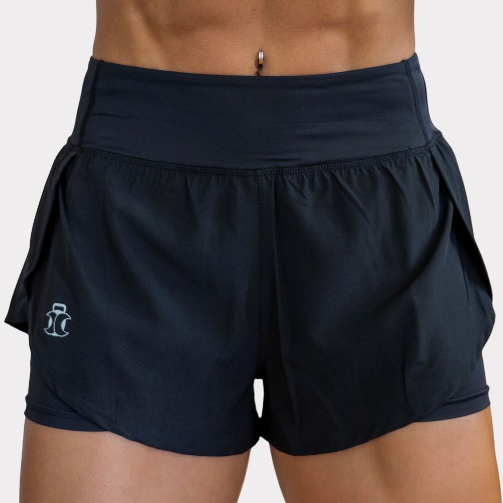 Flex 2-in-1 Shorts, Black