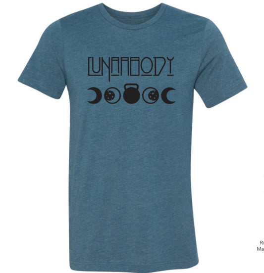 Unisex LunarBody Moon T-Shirt- Deep Teal